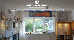 Desktop Screenshot of kult-ur-sprung.de