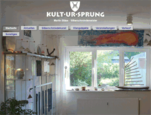 Tablet Screenshot of kult-ur-sprung.de
